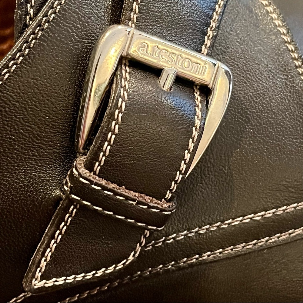 A Testoni men’s 12 monk strap Italy - Picture 3 of 9